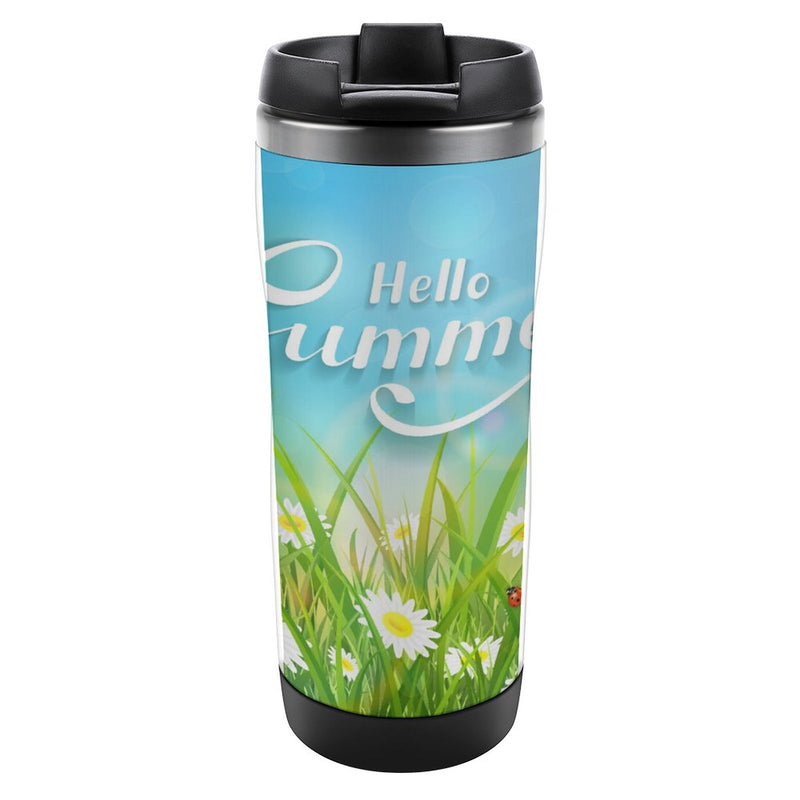 Stainless Steel Tumbler Sport Drink Bottle Travel Mug 380L T027