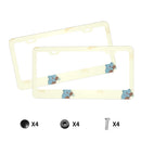 Personalise License Plate Frame for Men Women Car Universal Stainless Steel Accessories D087