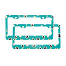 Personalise License Plate Frame for Men Women Car Universal Stainless Steel Accessories D080