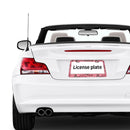 Personalise License Plate Frame for Men Women Car Universal Stainless Steel Accessories D042
