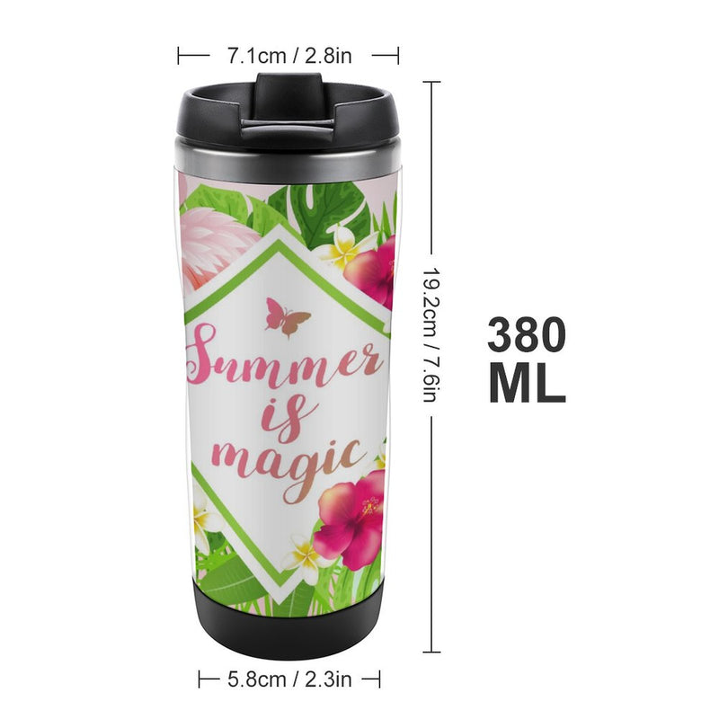 Stainless Steel Tumbler Sport Drink Bottle Travel Mug 380L T031