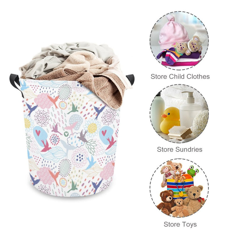 Waterproof Foldable Clothes Laundry Basket B074