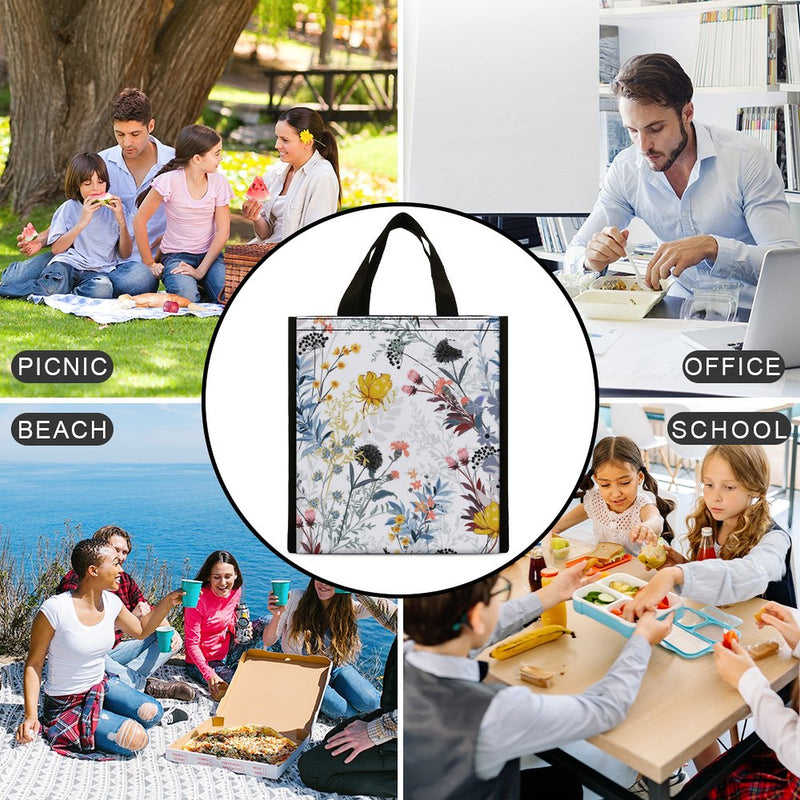 Lunch Bag for Men Women Portable Handbag for Work Picnic L078