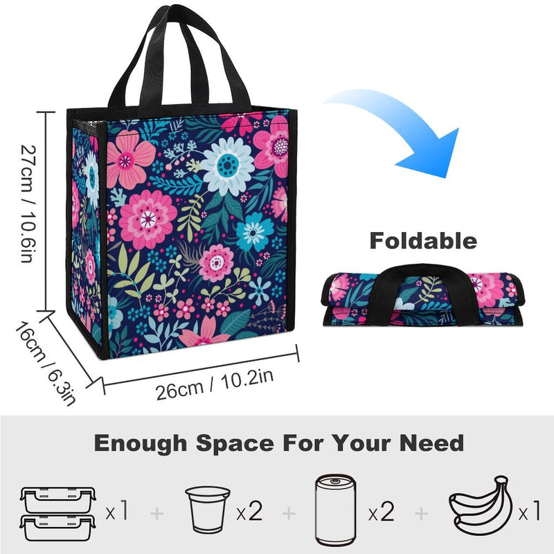 Lunch Bag for Men Women Portable Handbag for Work Picnic L004