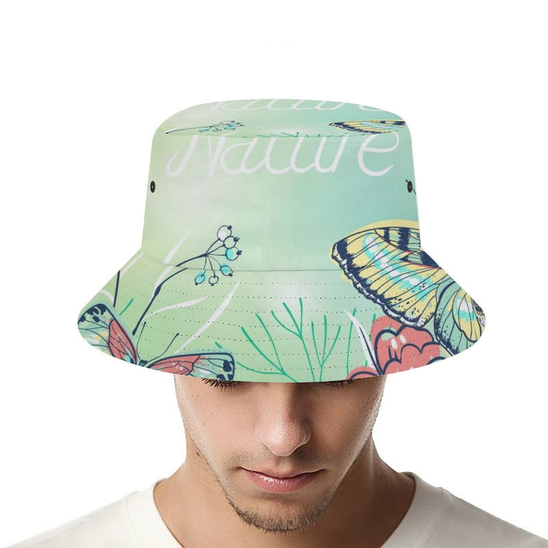 Bucket Hats Fisherman Sun Cap for Women Men H088