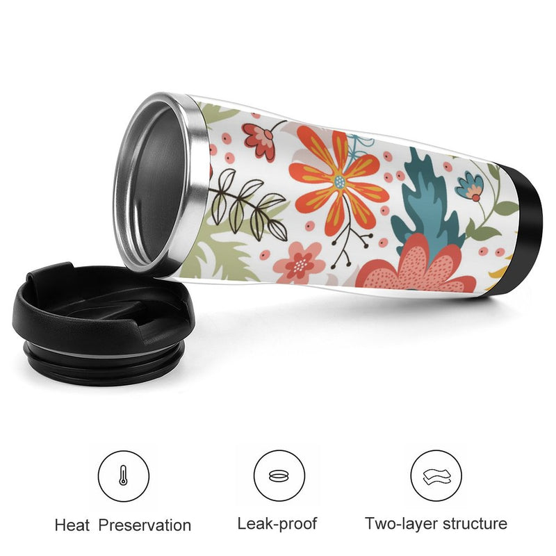 Stainless Steel Tumbler Sport Drink Bottle Travel Mug 380L T055