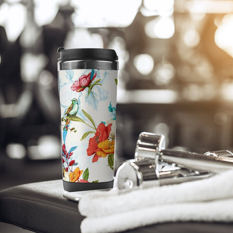 Stainless Steel Tumbler Sport Drink Bottle Travel Mug 380L T009