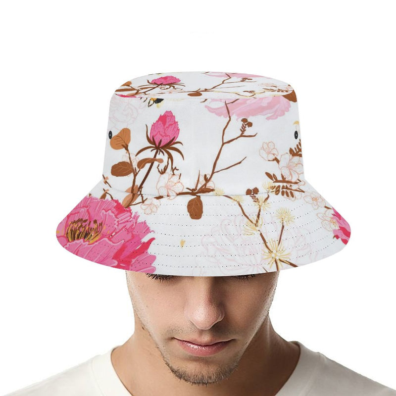 Bucket Hats Fisherman Sun Cap for Women Men H063