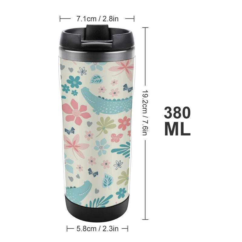 Stainless Steel Tumbler Sport Drink Bottle Travel Mug 380L T086