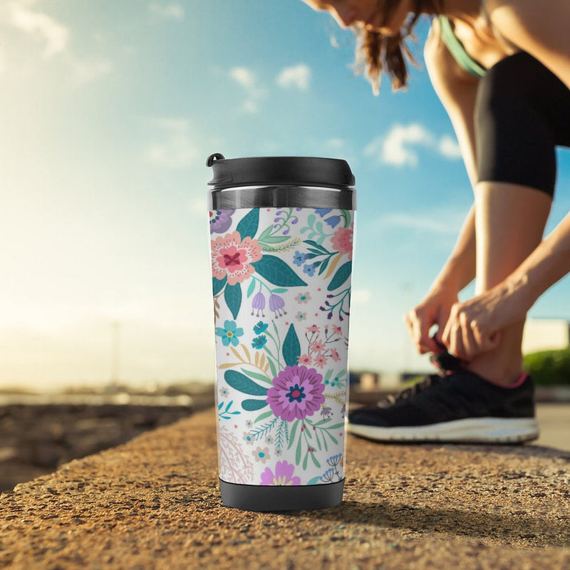 Stainless Steel Tumbler Sport Drink Bottle Travel Mug 380L T011