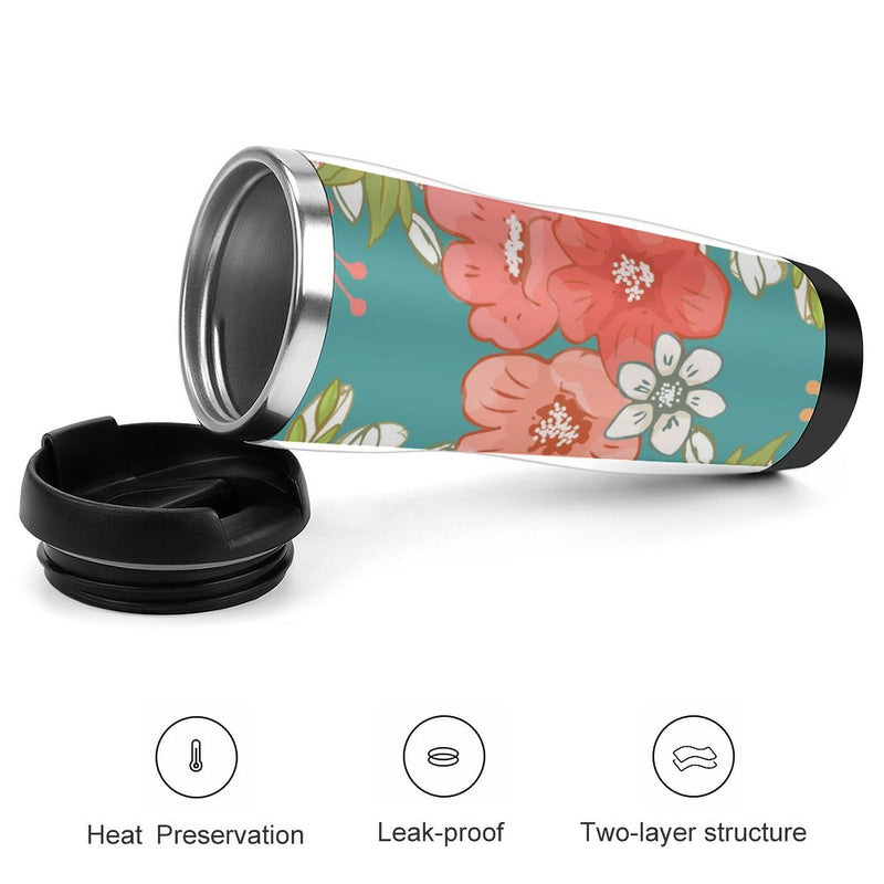 Stainless Steel Tumbler Sport Drink Bottle Travel Mug 380L T062