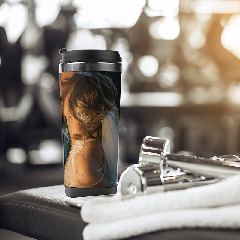 Stainless Steel Tumbler Sport Drink Bottle Travel Mug 380L T099