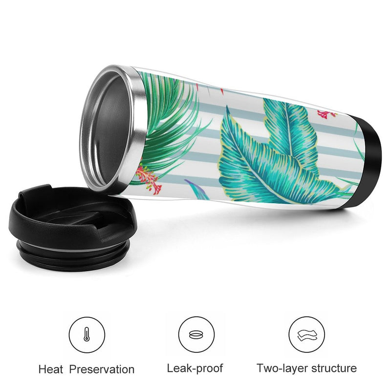 Stainless Steel Tumbler Sport Drink Bottle Travel Mug 380L T050