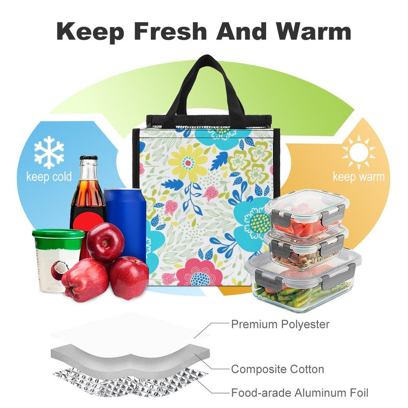 Lunch Bag for Men Women Portable Handbag for Work Picnic L013