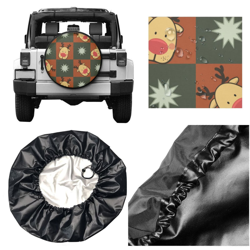 Spare Tire Cover For Rv Trailer Waterproof Wheel Cover Fit For Rv Suv Truck Travel Trailer N062