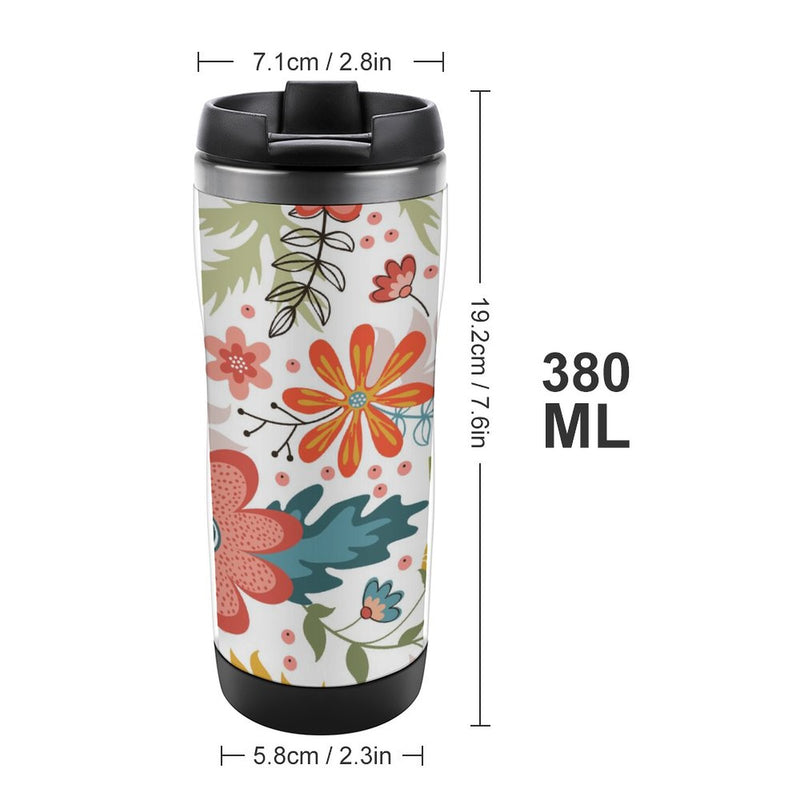 Stainless Steel Tumbler Sport Drink Bottle Travel Mug 380L T055