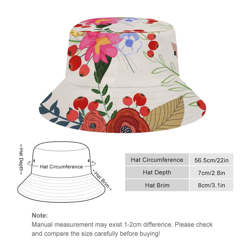 Bucket Hats Fisherman Sun Cap for Women Men H003