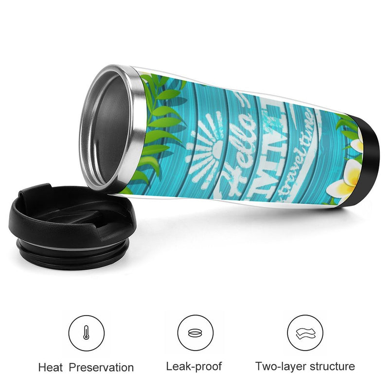 Stainless Steel Tumbler Sport Drink Bottle Travel Mug 380L T015