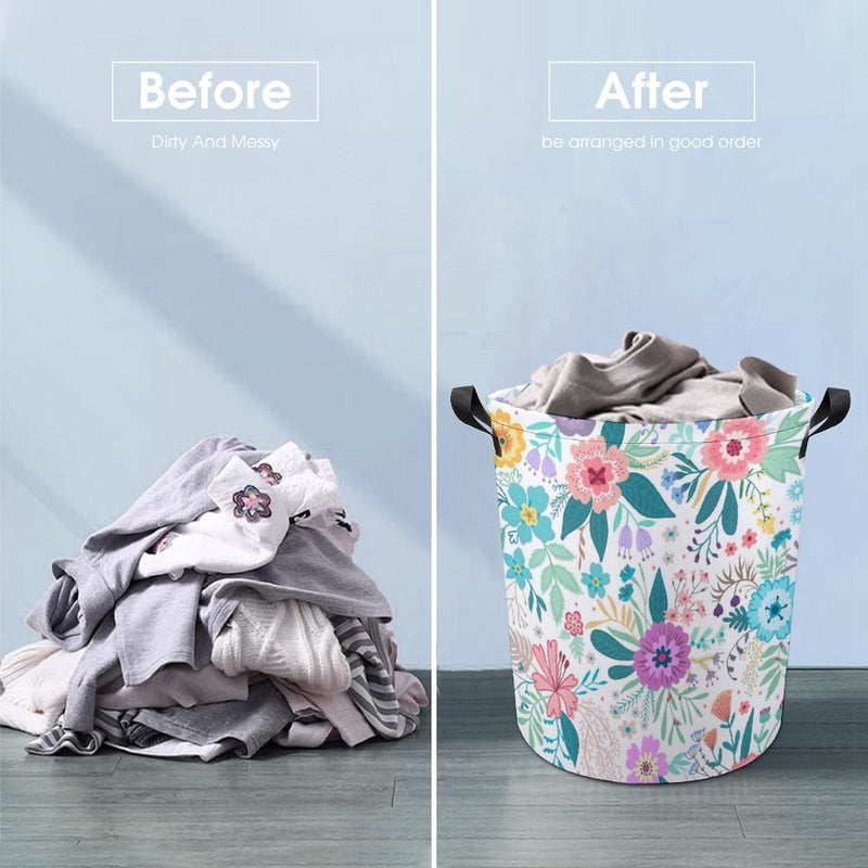 Waterproof Foldable Clothes Laundry Basket B011