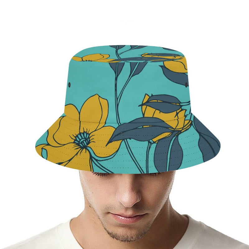 Bucket Hats Fisherman Sun Cap for Women Men H065