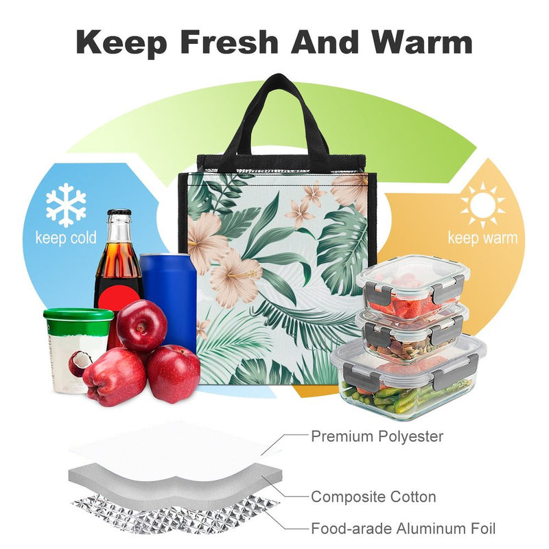 Lunch Bag for Men Women Portable Handbag for Work Picnic L085