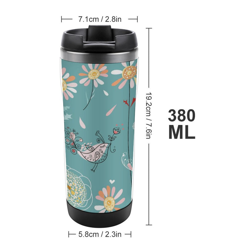 Stainless Steel Tumbler Sport Drink Bottle Travel Mug 380L T006