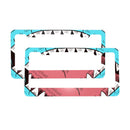 Personalise License Plate Frame for Men Women Car Universal Stainless Steel Accessories D001