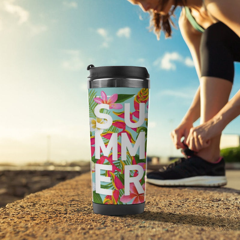 Stainless Steel Tumbler Sport Drink Bottle Travel Mug 380L T021