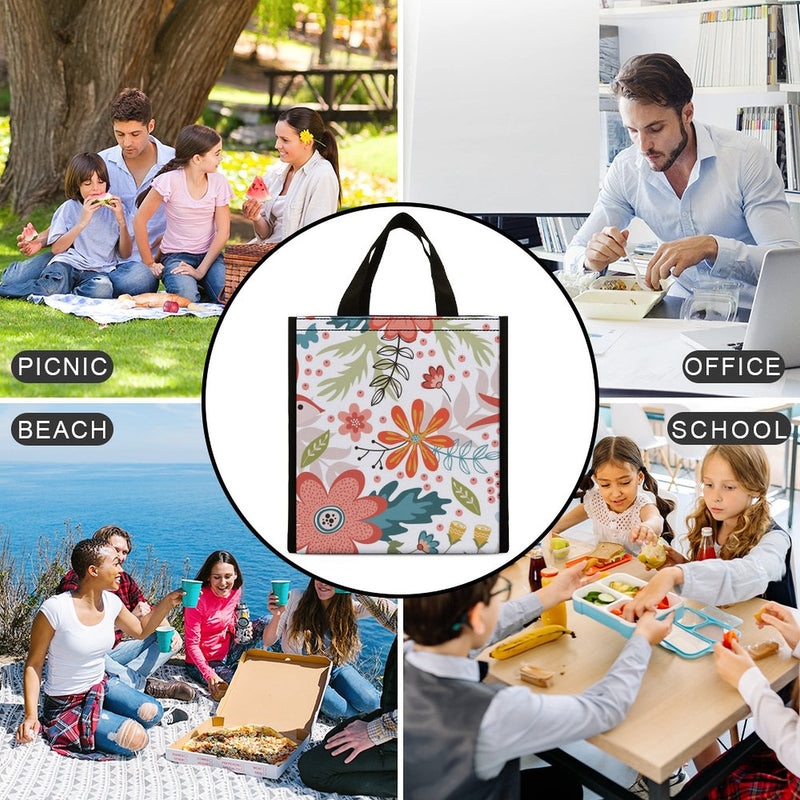 Lunch Bag for Men Women Portable Handbag for Work Picnic L055