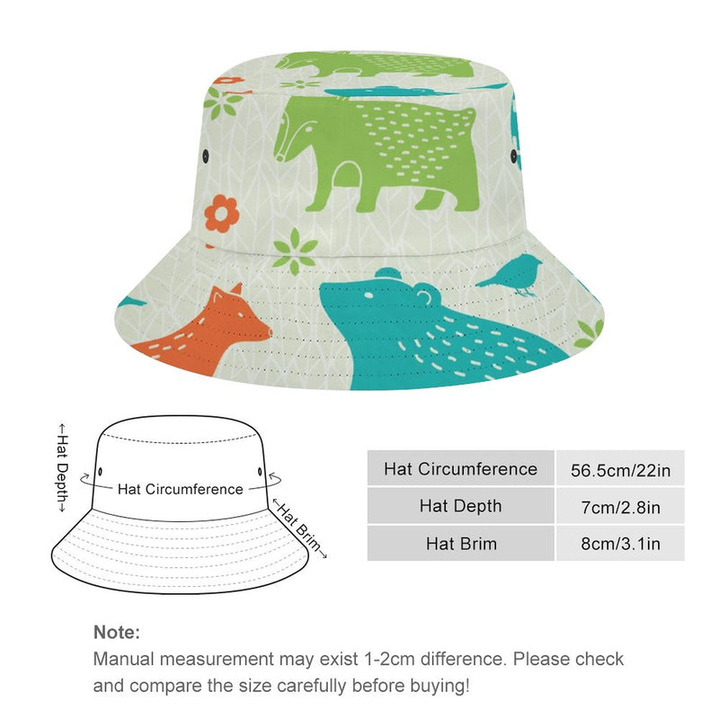 Bucket Hats Fisherman Sun Cap for Women Men H043