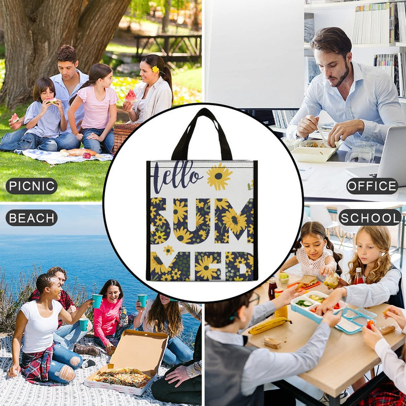 Lunch Bag for Men Women Portable Handbag for Work Picnic L030