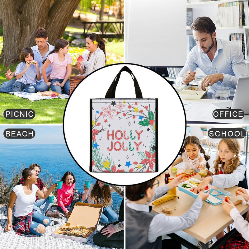 Lunch Bag for Men Women Portable Handbag for Work Picnic L034