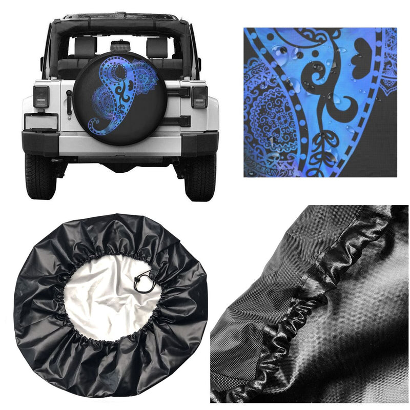 Spare Tire Cover For Rv Trailer Waterproof Wheel Cover Fit For Rv Suv Truck Travel Trailer N043