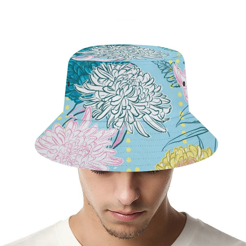 Bucket Hats Fisherman Sun Cap for Women Men H056