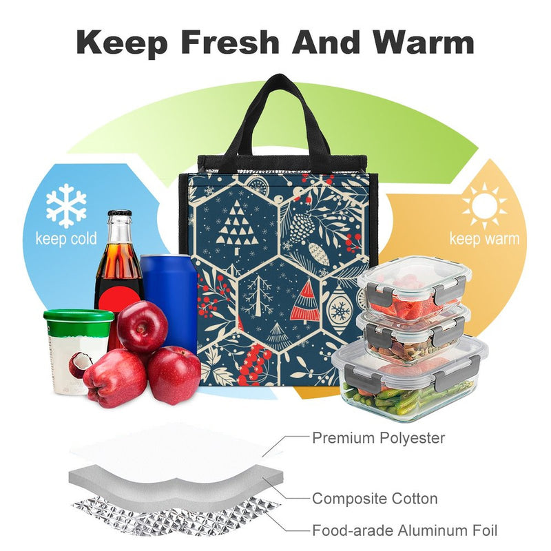 Lunch Bag for Men Women Portable Handbag for Work Picnic L081