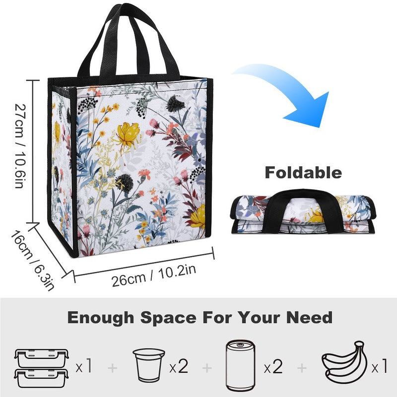 Lunch Bag for Men Women Portable Handbag for Work Picnic L078