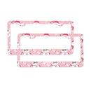 Personalise License Plate Frame for Men Women Car Universal Stainless Steel Accessories D044
