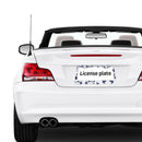Personalise License Plate Frame for Men Women Car Universal Stainless Steel Accessories D018