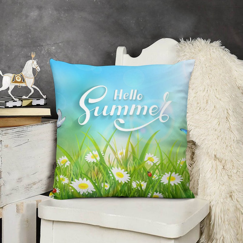 Pillow Case Sofa Throw Cushion Cover Home Decor Pillowcase 18x18 Inch P038