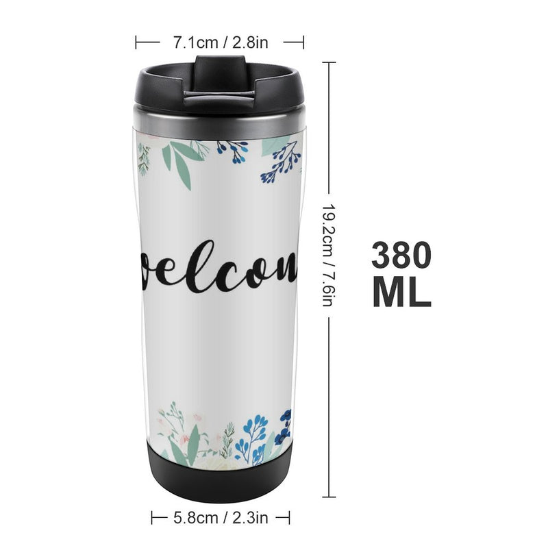 Stainless Steel Tumbler Sport Drink Bottle Travel Mug 380L T029