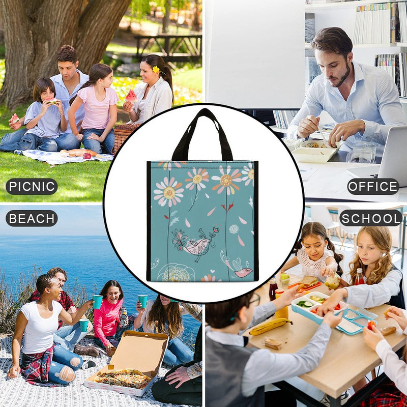 Lunch Bag for Men Women Portable Handbag for Work Picnic L006