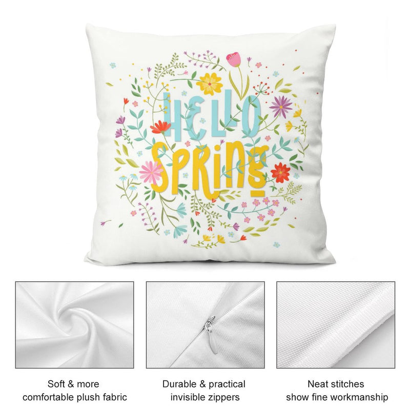 Pillow Case Sofa Throw Cushion Cover Home Decor Pillowcase 18x18 Inch P021