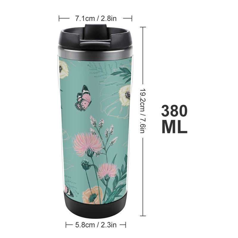 Stainless Steel Tumbler Sport Drink Bottle Travel Mug 380L T084