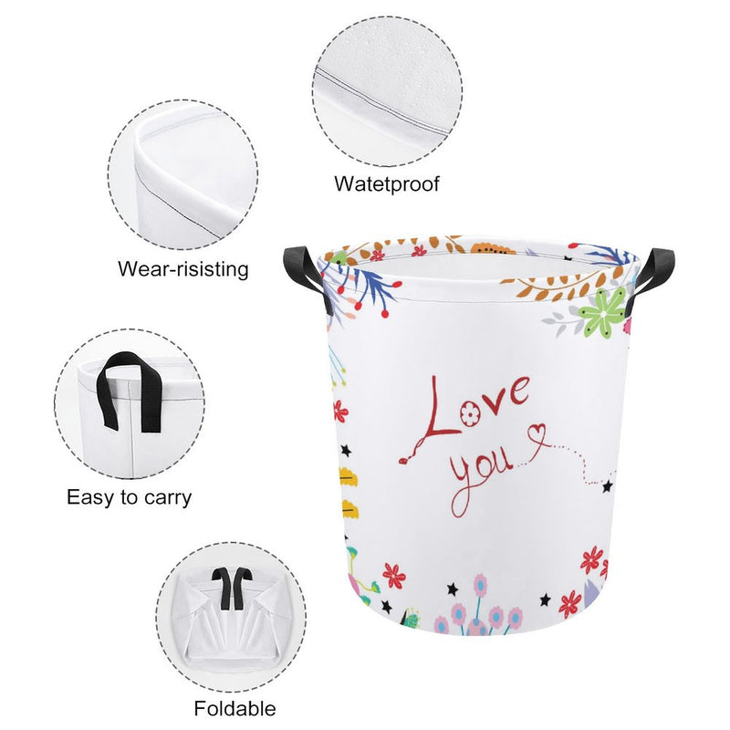 Waterproof Foldable Clothes Laundry Basket B035