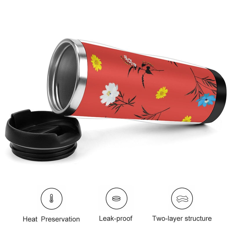 Stainless Steel Tumbler Sport Drink Bottle Travel Mug 380L T059