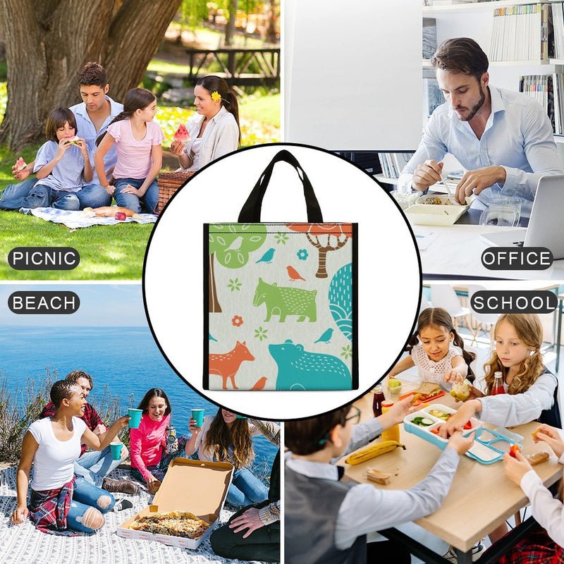 Lunch Bag for Men Women Portable Handbag for Work Picnic L043