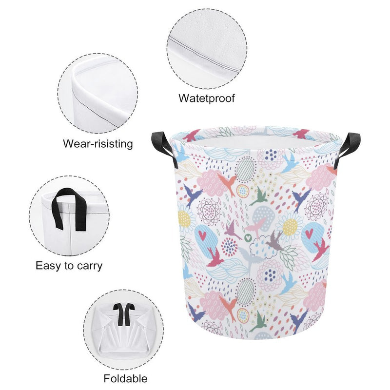 Waterproof Foldable Clothes Laundry Basket B074