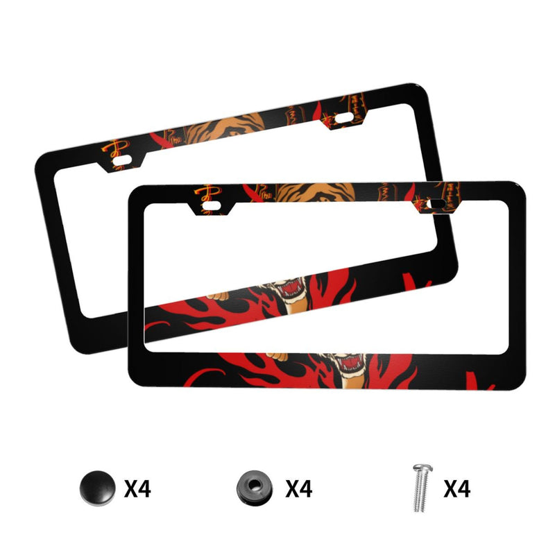 Personalise License Plate Frame for Men Women Car Universal Stainless Steel Accessories D064