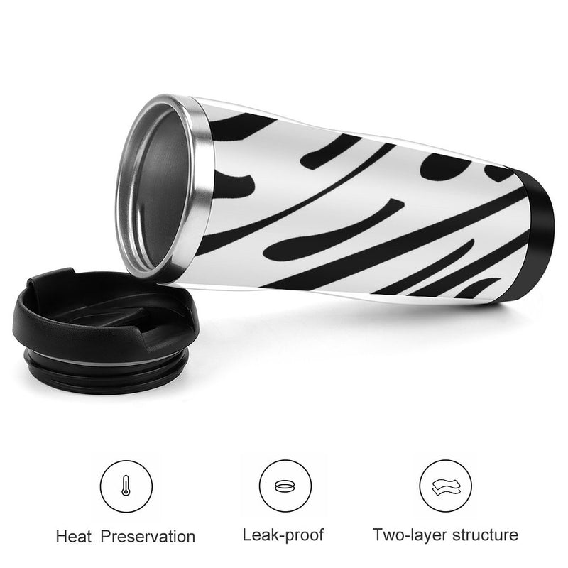 Stainless Steel Tumbler Sport Drink Bottle Travel Mug 380L T096