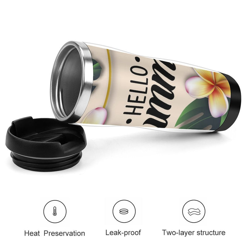 Stainless Steel Tumbler Sport Drink Bottle Travel Mug 380L T023